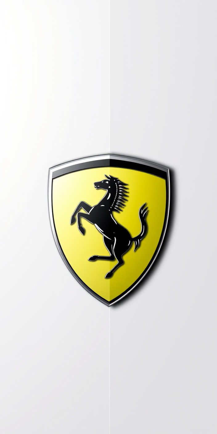 Ferrari logo 1 Phone Wallpaper