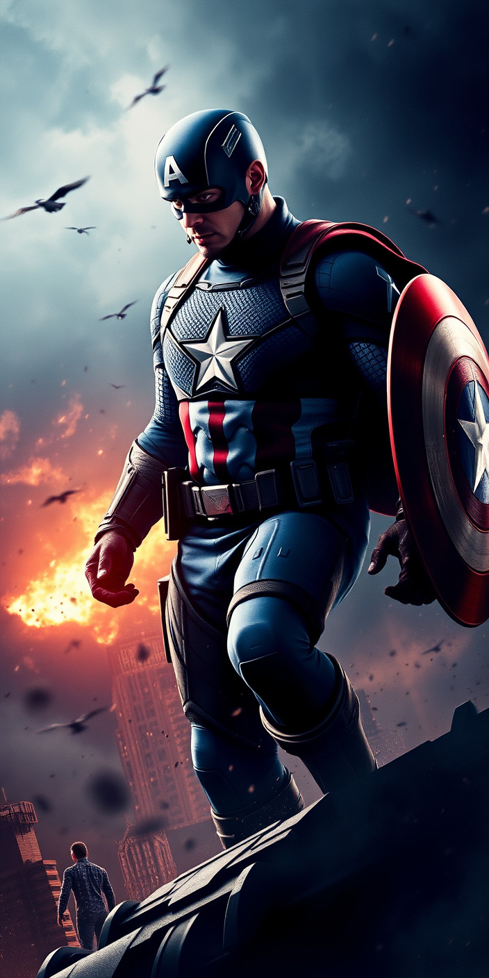 Captain america 1 Phone Wallpaper