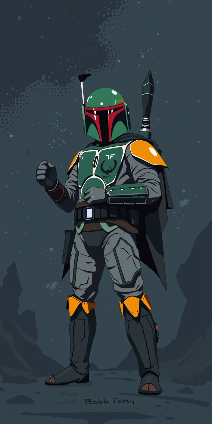 Boba fett 3 Phone Wallpaper