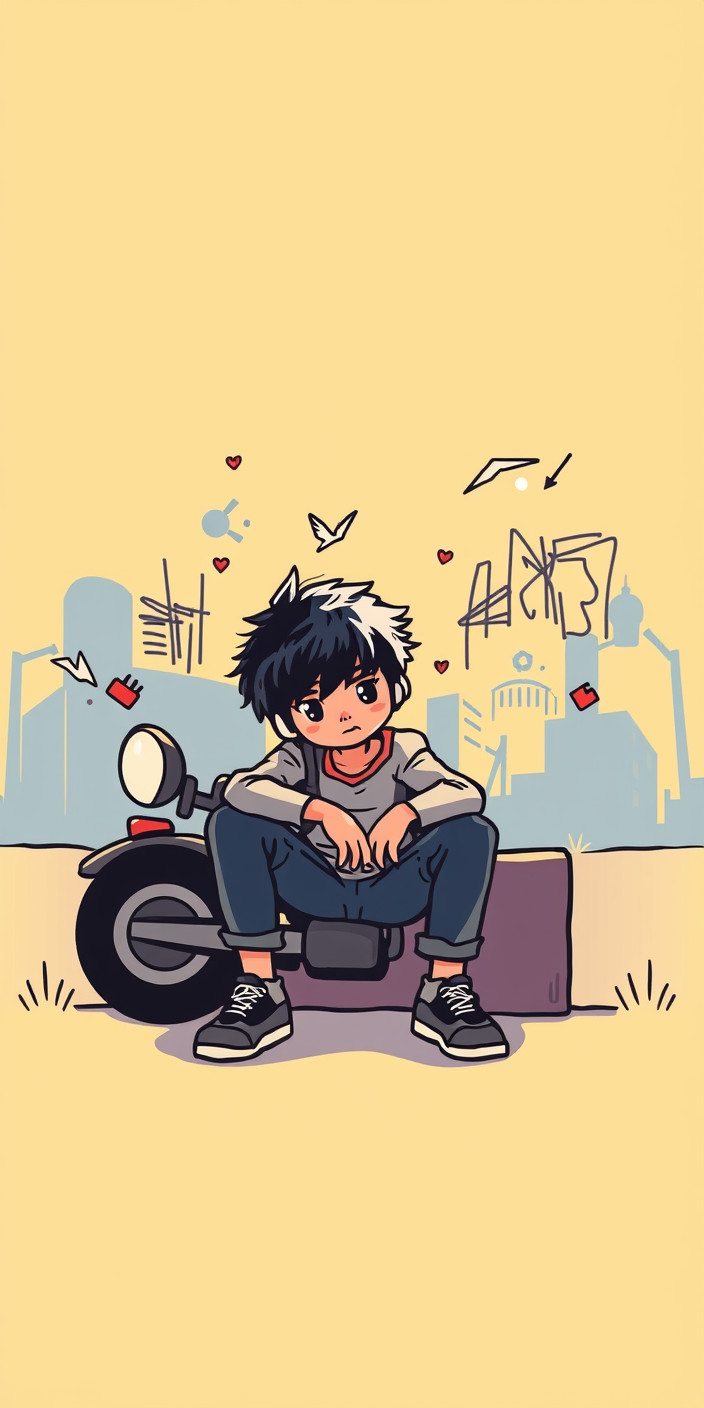 Indie kid 3 Phone Wallpaper