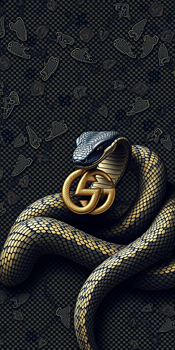 Gucci snake 8 Phone Wallpaper
