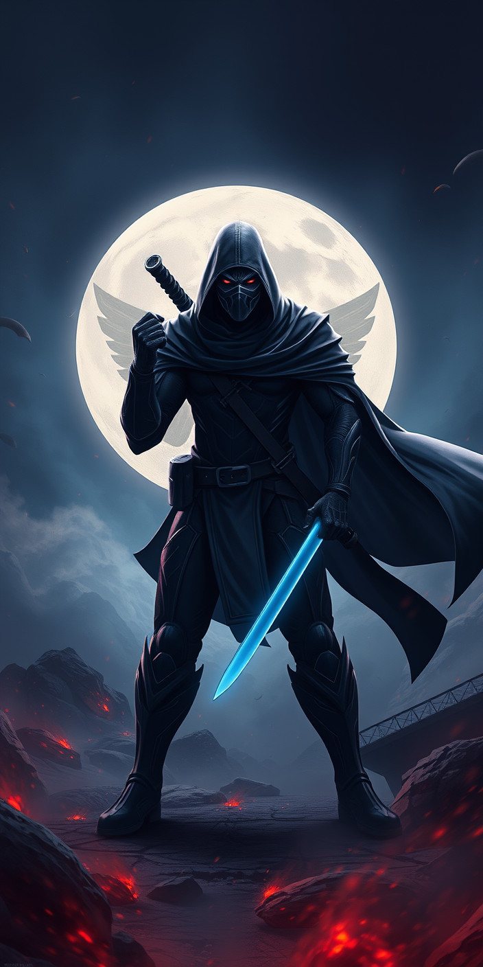 Noob saibot 9 Phone Wallpaper