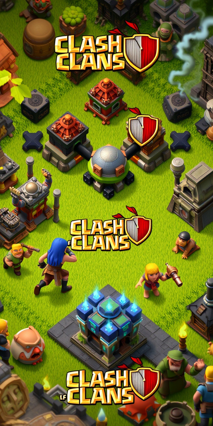 Clash of clans clash of clans 8 Phone Wallpaper