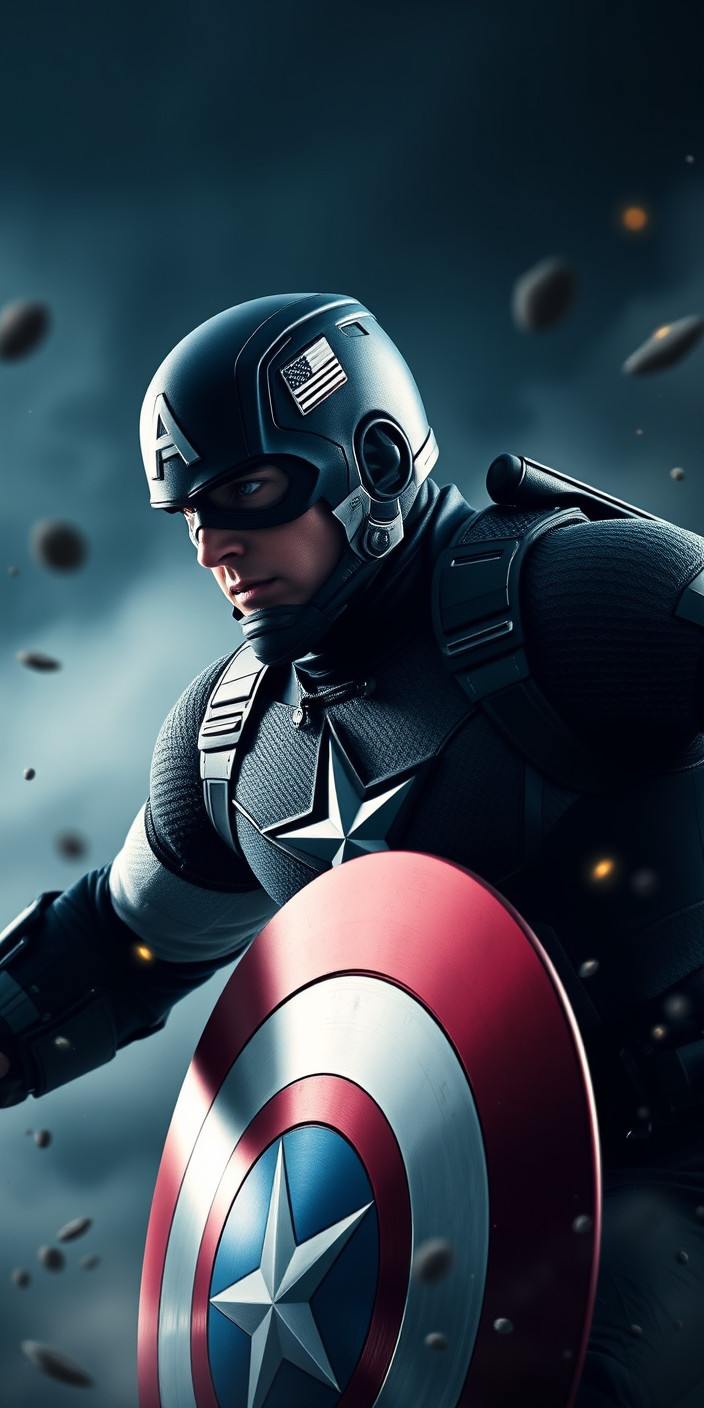 Captain america 4k 5 Phone Wallpaper