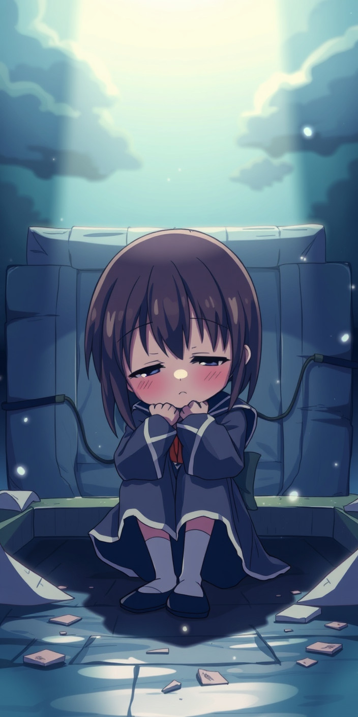 Sad anime 10 Phone Wallpaper