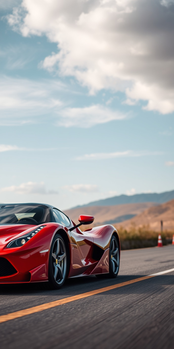 Ferrari 8 Phone Wallpaper