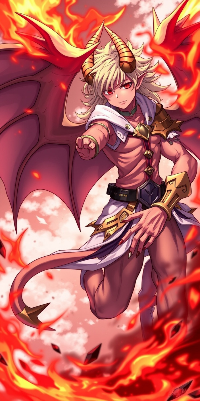 Meliodas demon form 3 Phone Wallpaper