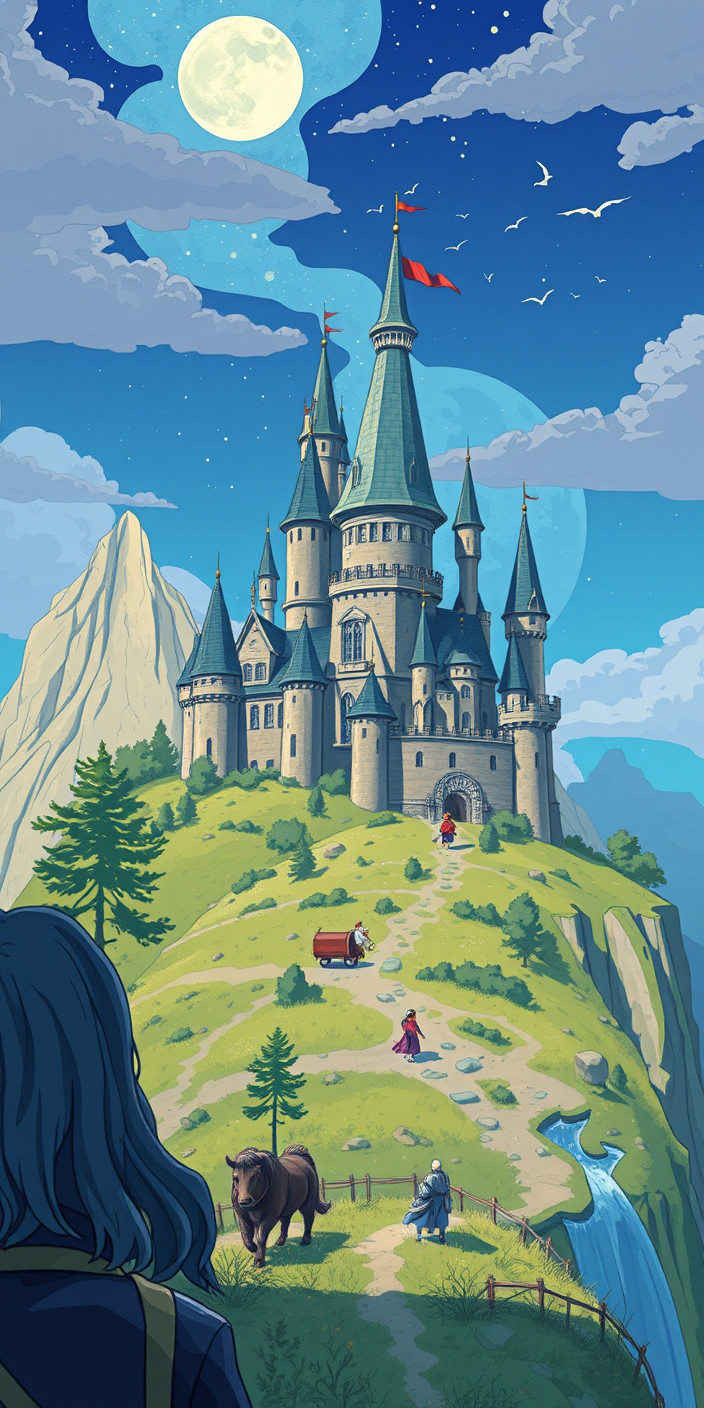 Howls moving castle 2 Phone Wallpaper