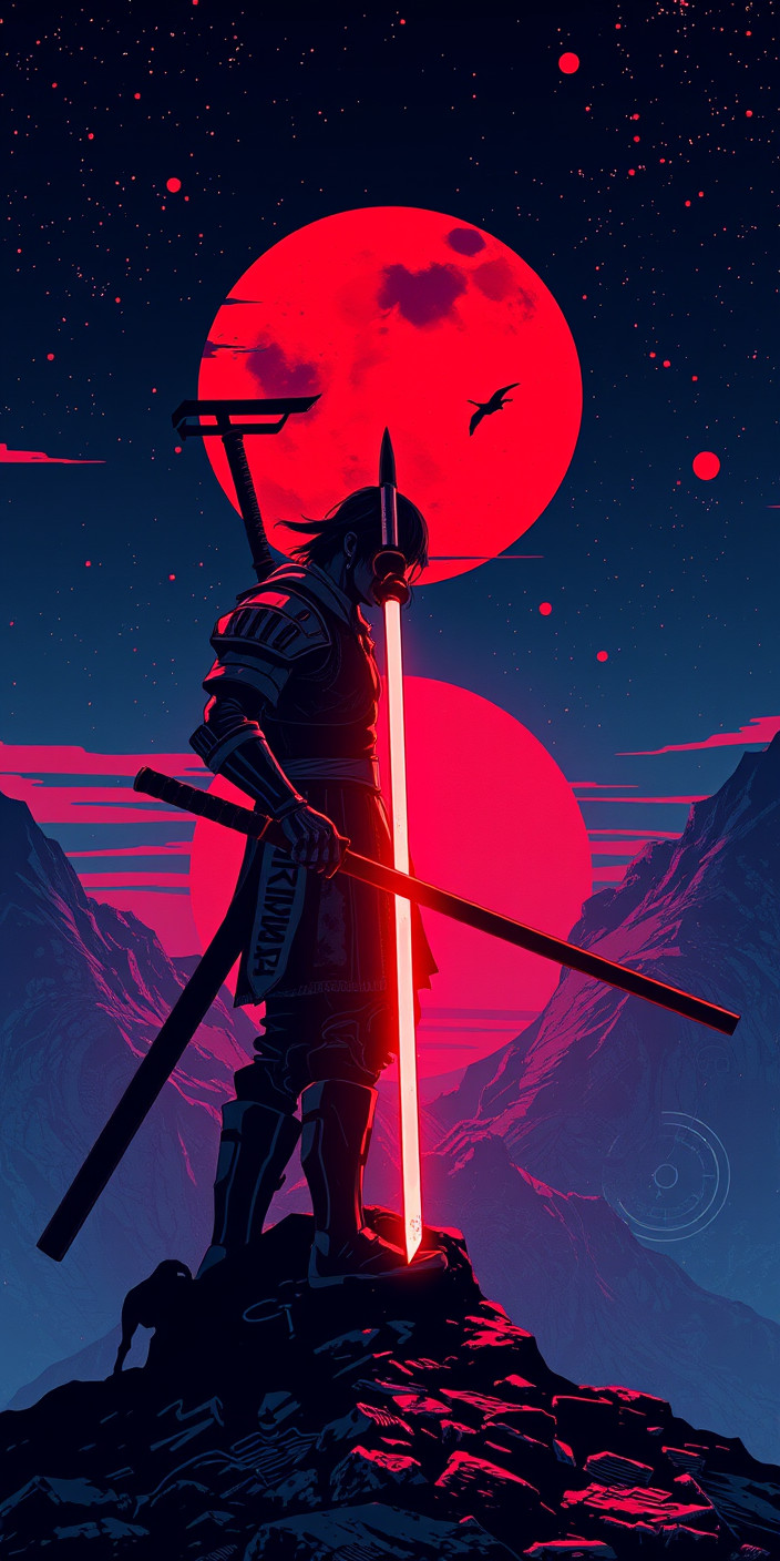 Katana zero 4 Phone Wallpaper