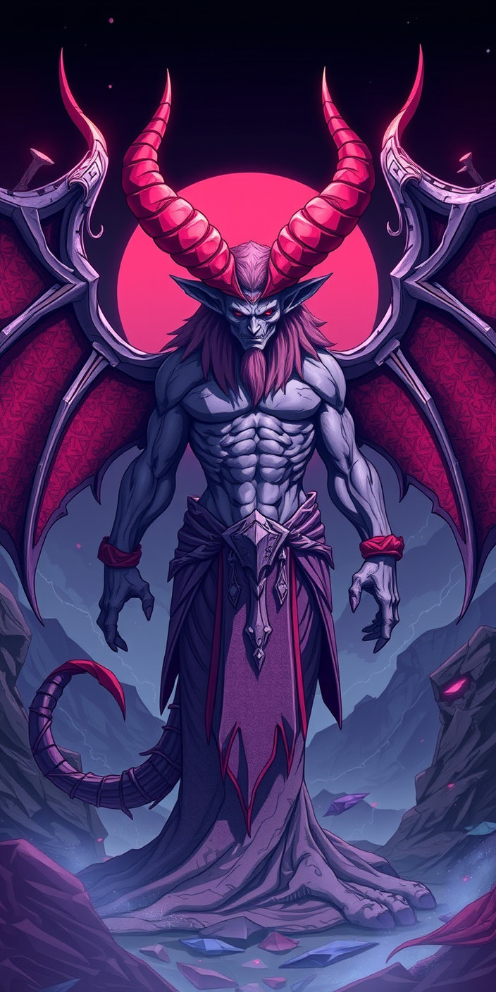 Demon 7 Phone Wallpaper
