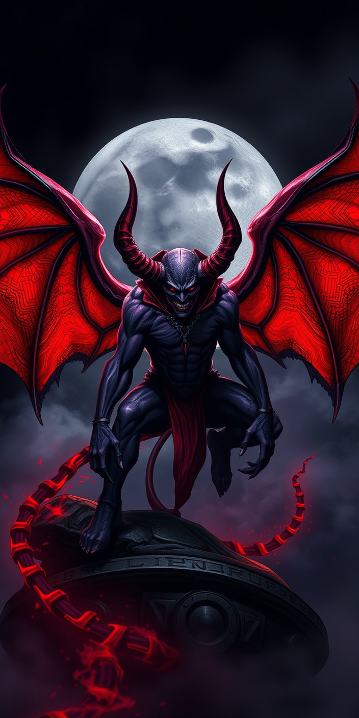 Devil 8 Phone Wallpaper