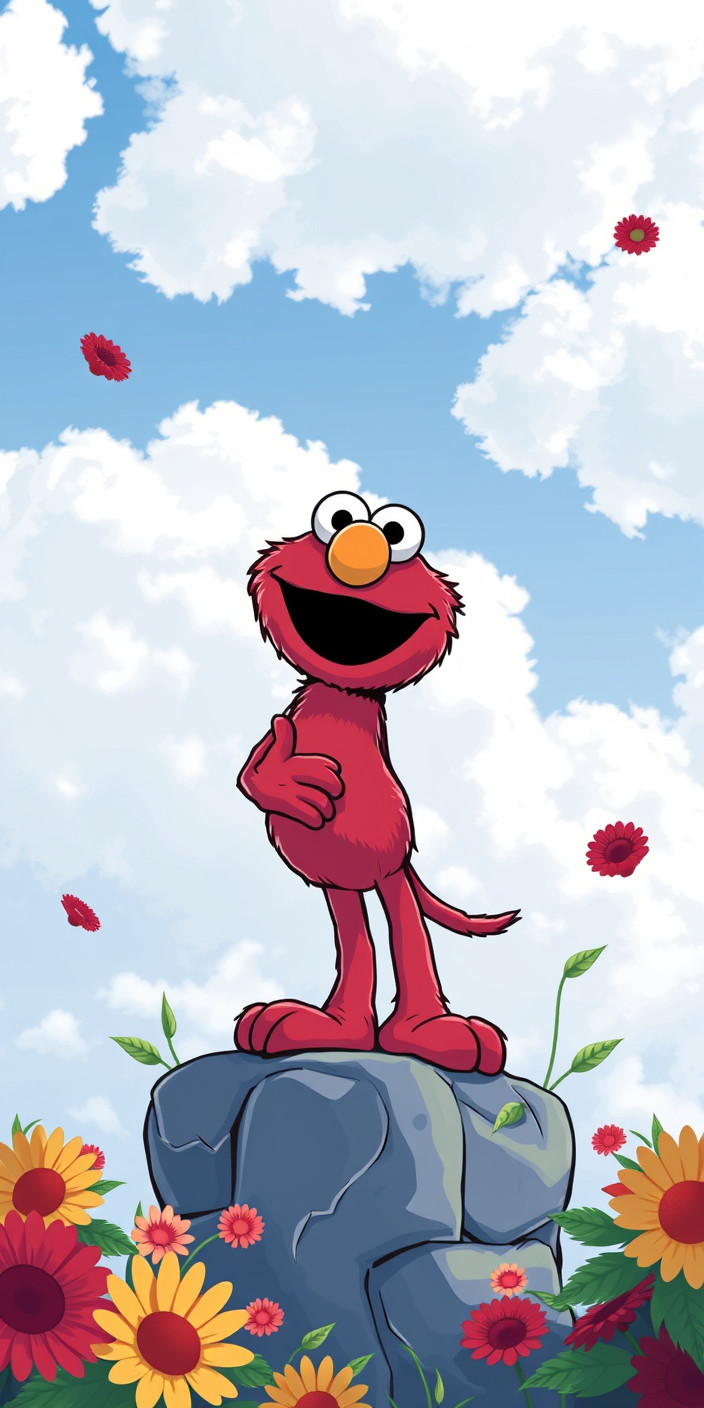 Elmo 4 Phone Wallpaper