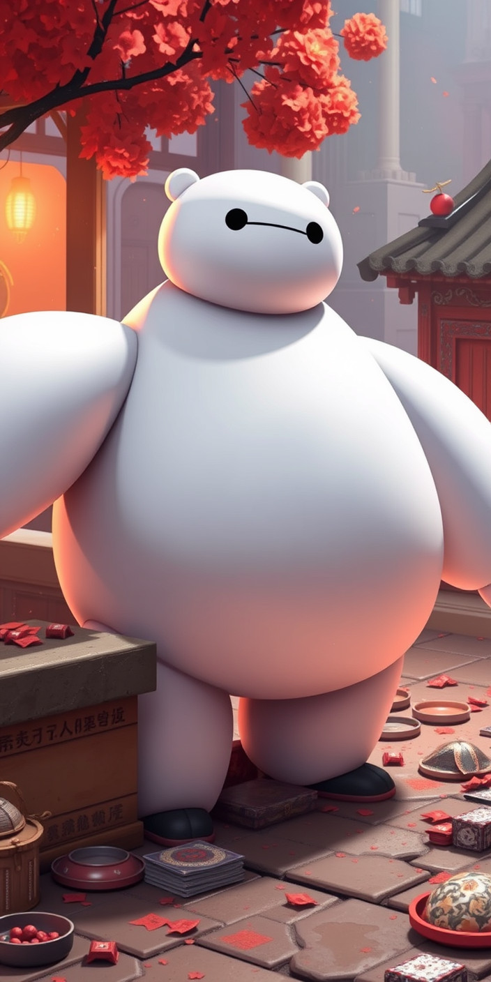 Baymax 10 Phone Wallpaper