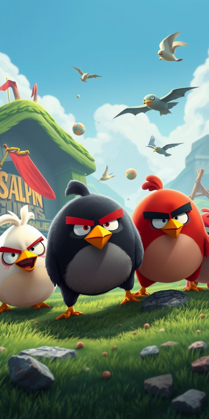 Angry birds 4 Phone Wallpaper