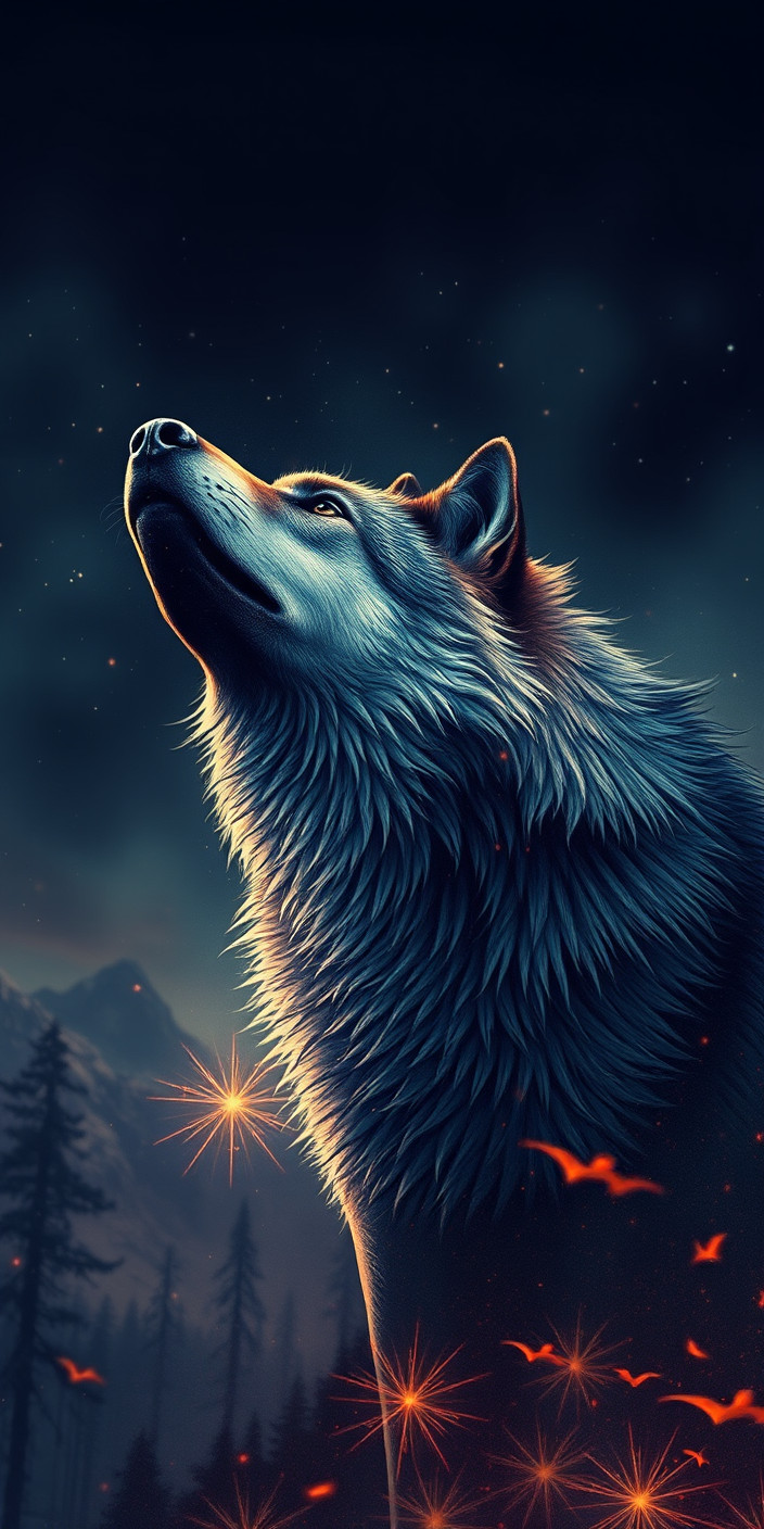Lone wolf 6 Phone Wallpaper