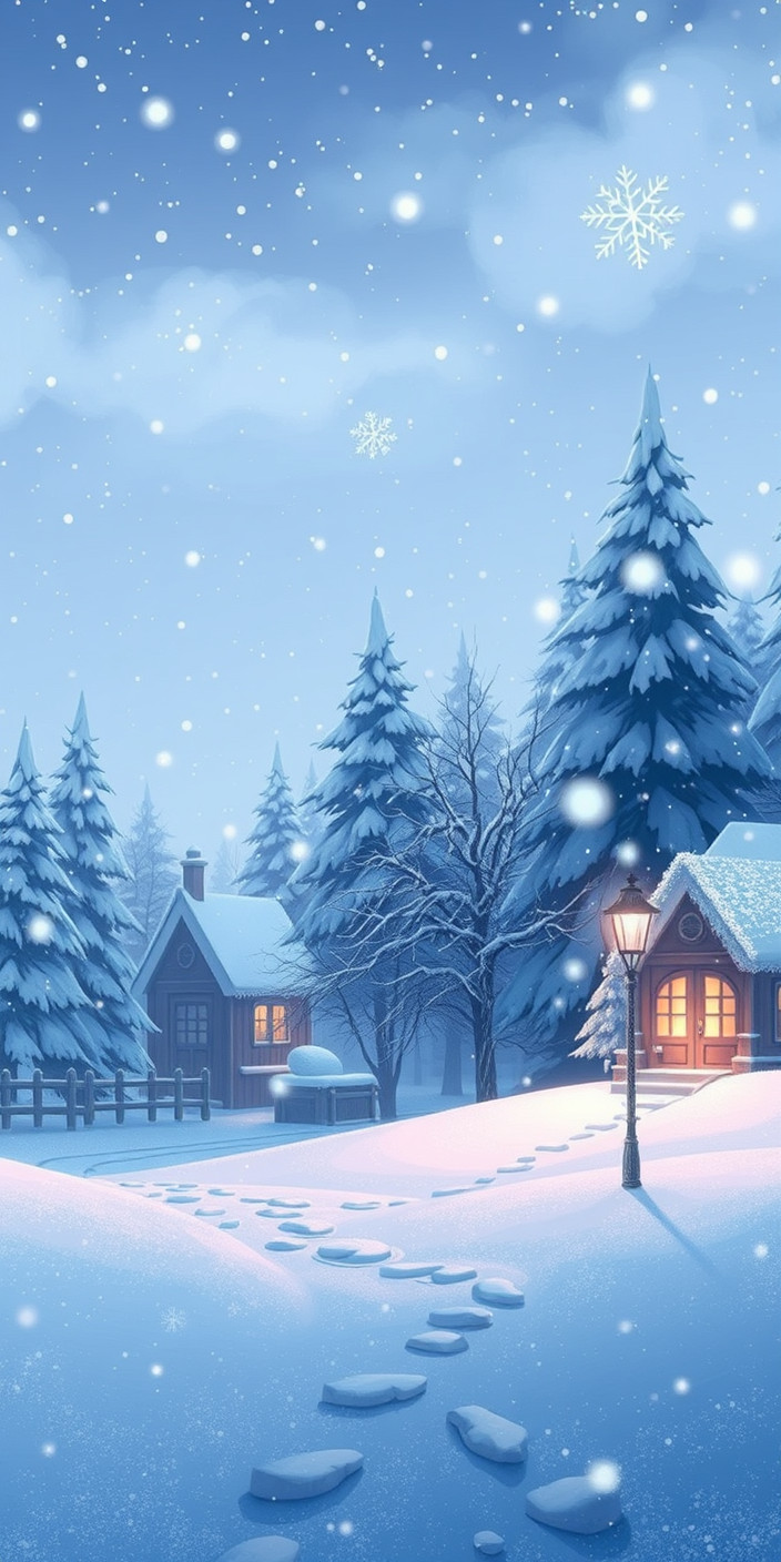 Animated winter 2 Phone Wallpaper