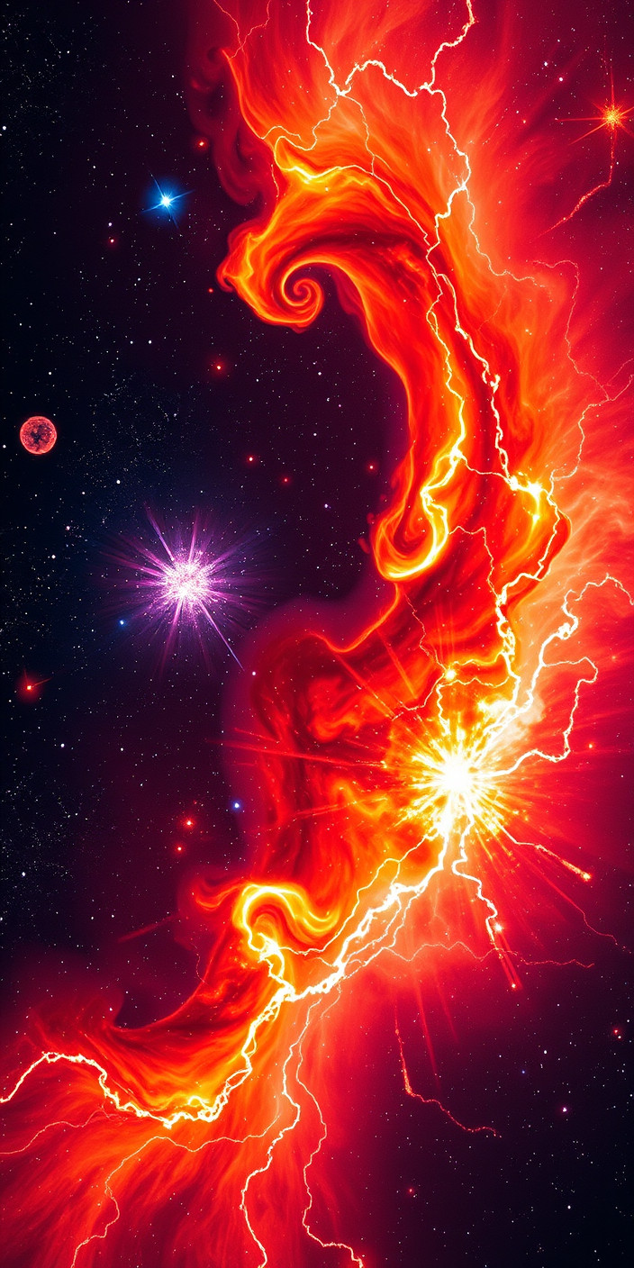 Supernova 5 Phone Wallpaper