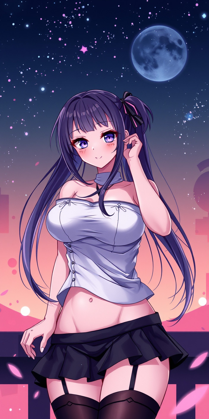 Sexy anime girl 2 Phone Wallpaper