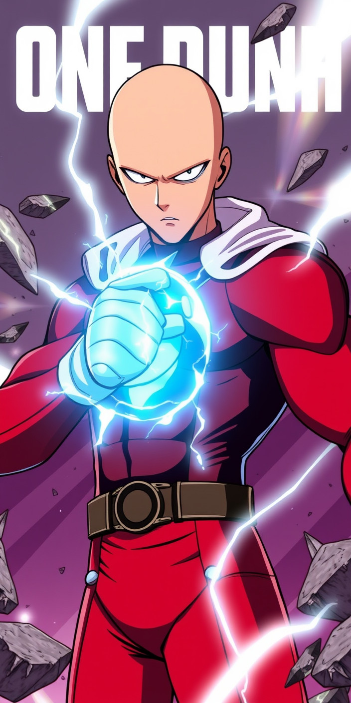 One punch man 4 Phone Wallpaper