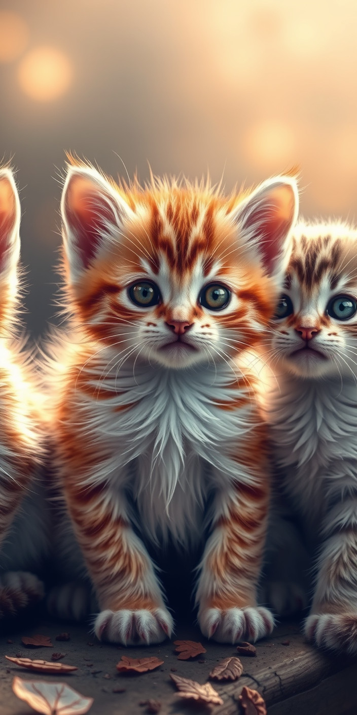 Kittens 12 Phone Wallpaper