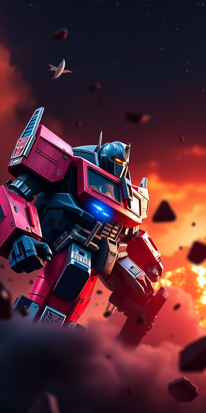 Optimus prime 5 Phone Wallpaper