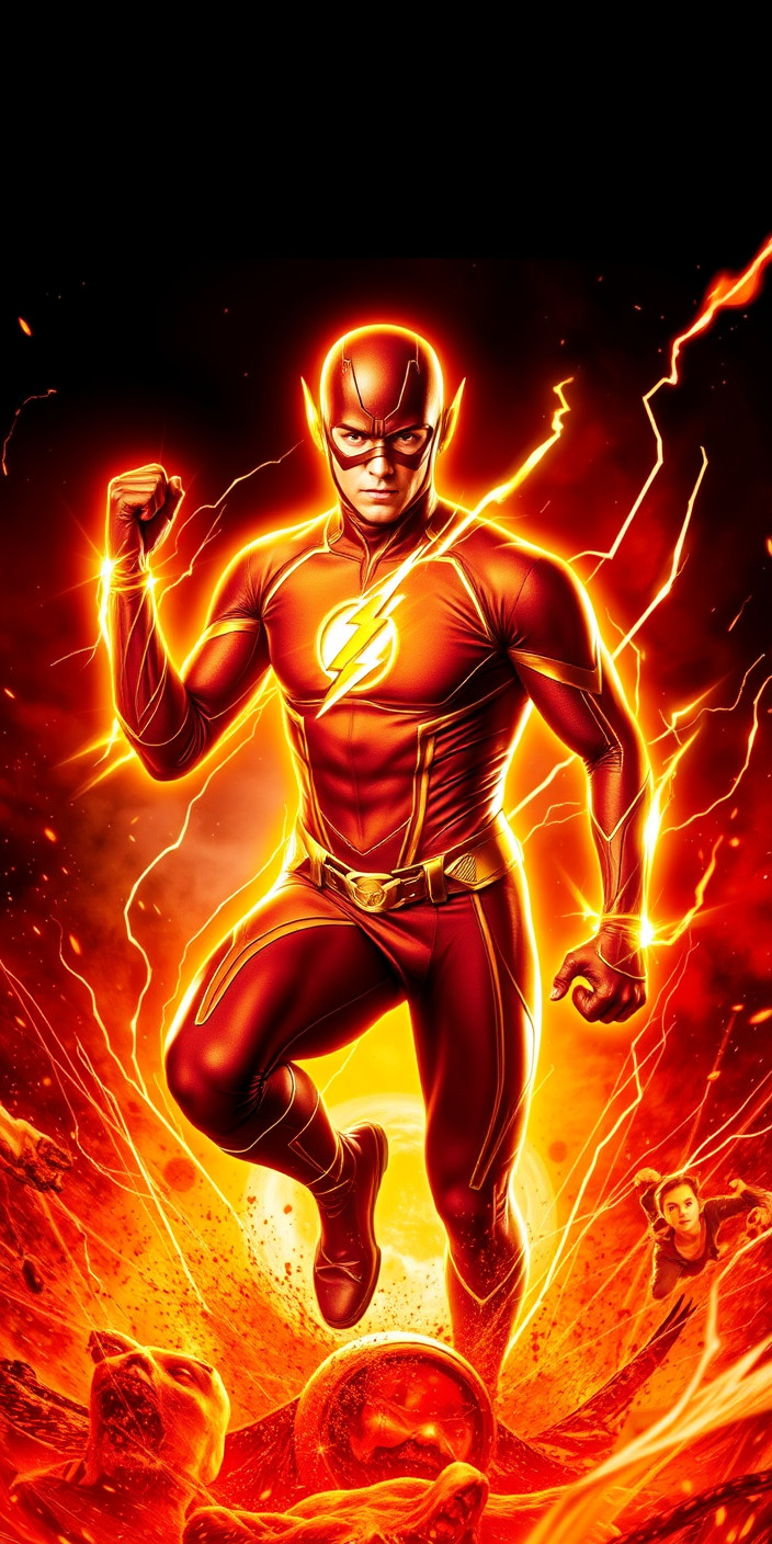 Reverse flash 5 Phone Wallpaper