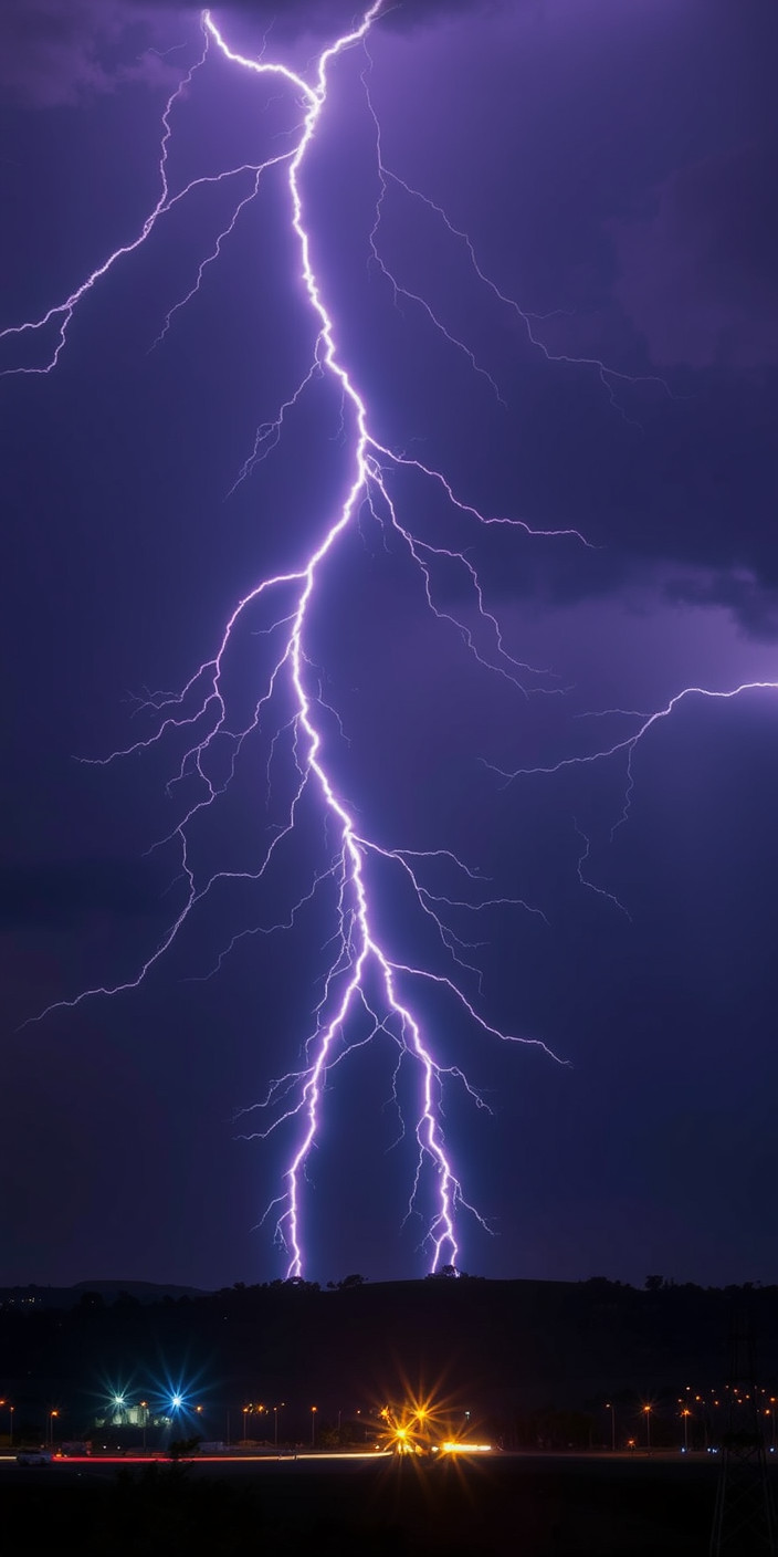 Lightning 1 Phone Wallpaper