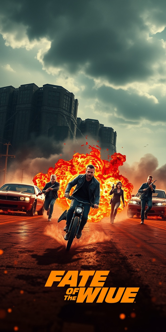 The fate of the furious 5 Phone Wallpaper