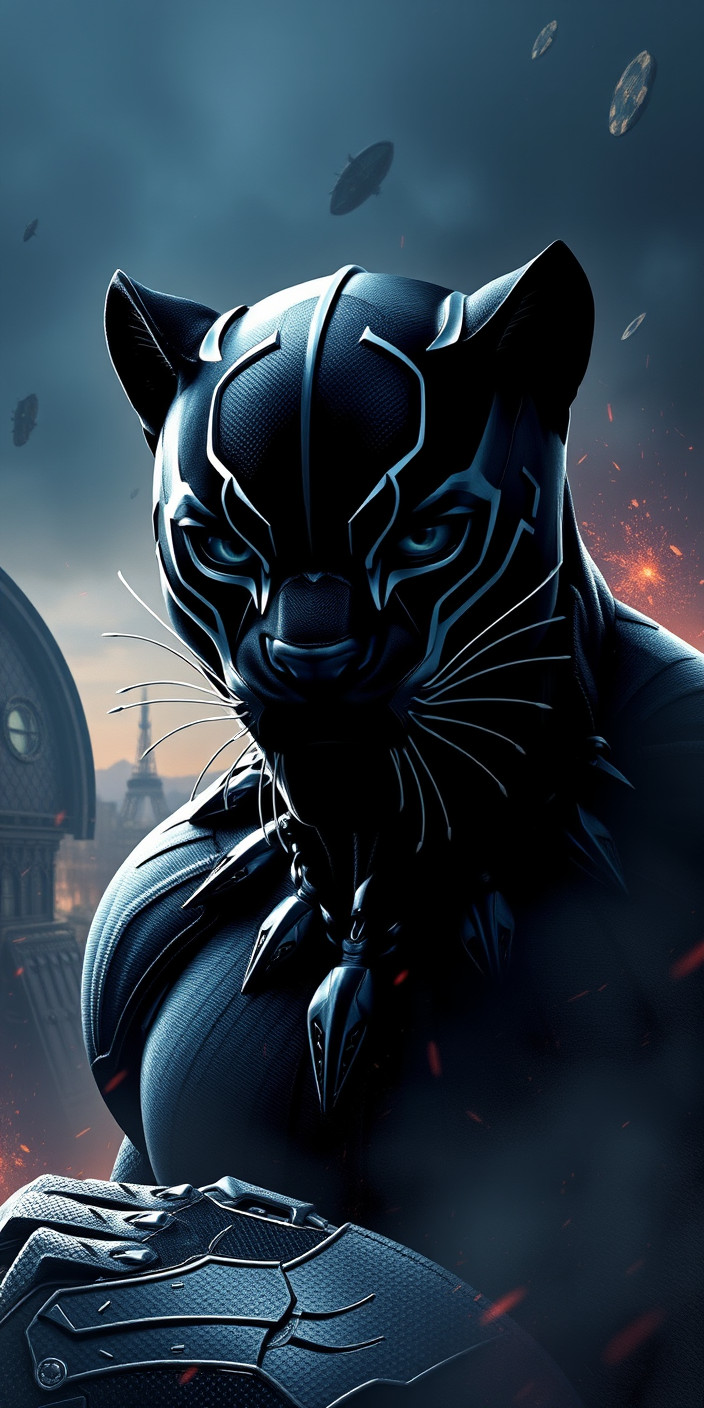 Black panther 6 Phone Wallpaper
