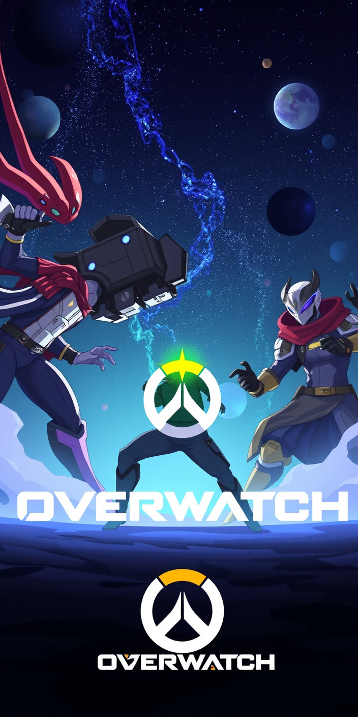 Overwatch anime 10 Phone Wallpaper