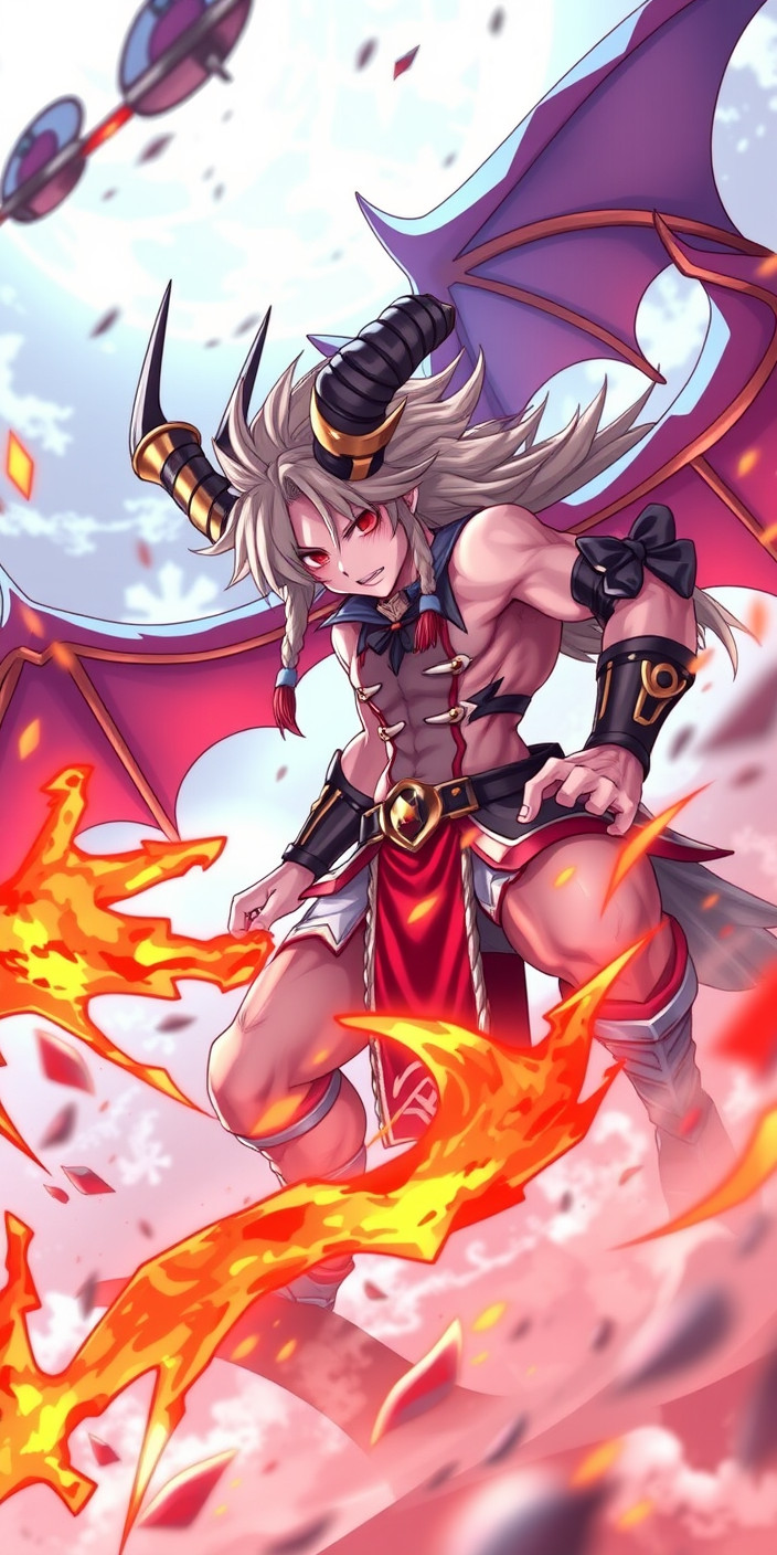 Meliodas demon form 7 Phone Wallpaper