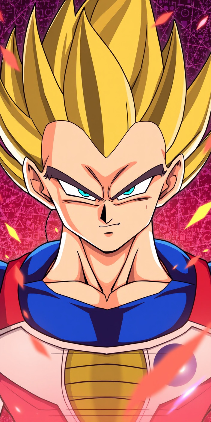 Vegeta 12 Phone Wallpaper