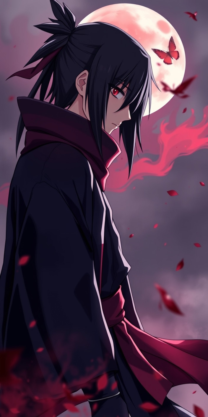 Itachi 3 Phone Wallpaper