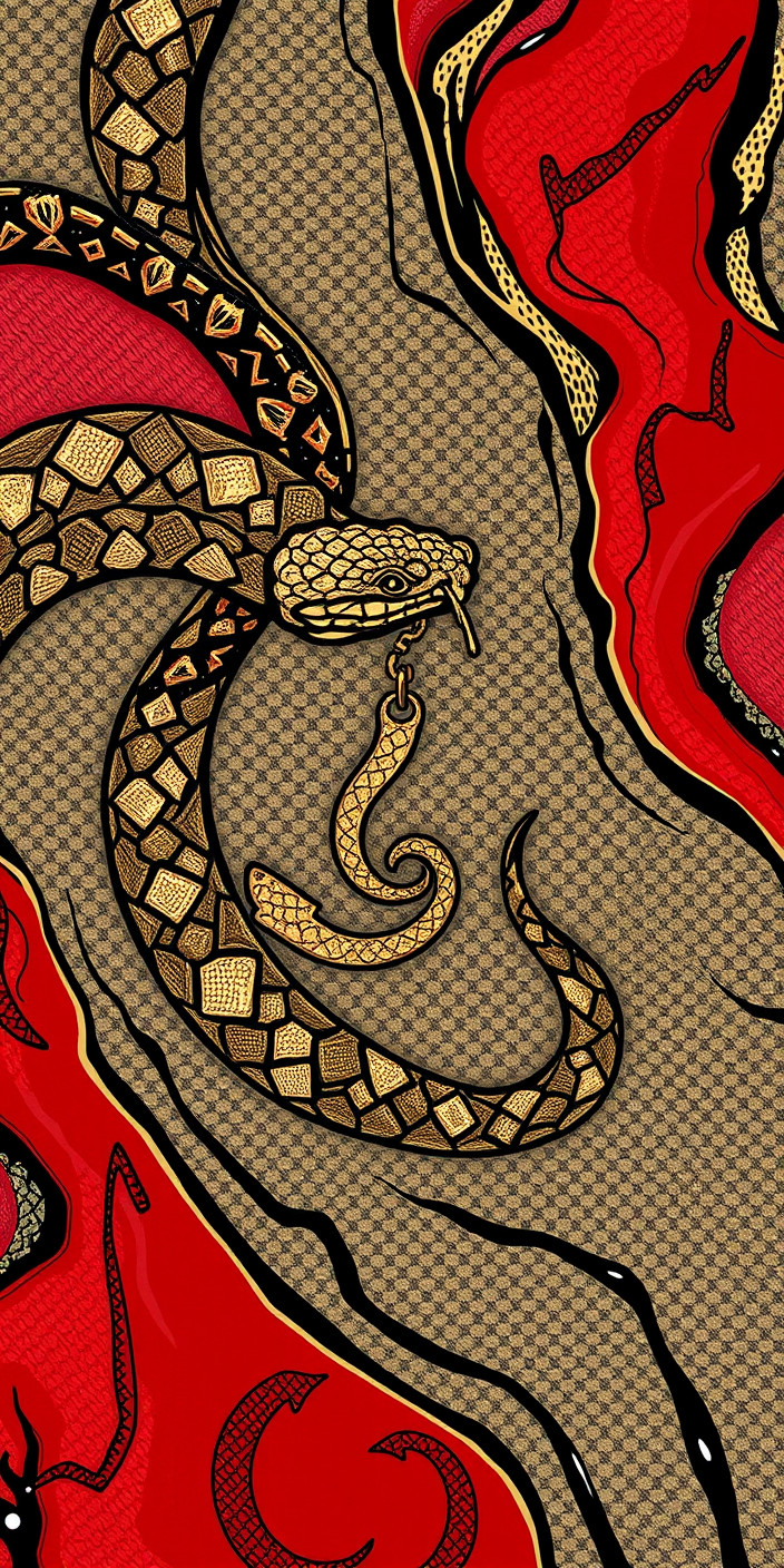 Gucci snake 13 Phone Wallpaper