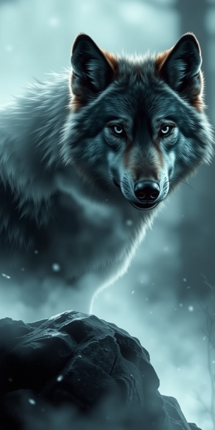 Wolf  4k 1 Phone Wallpaper