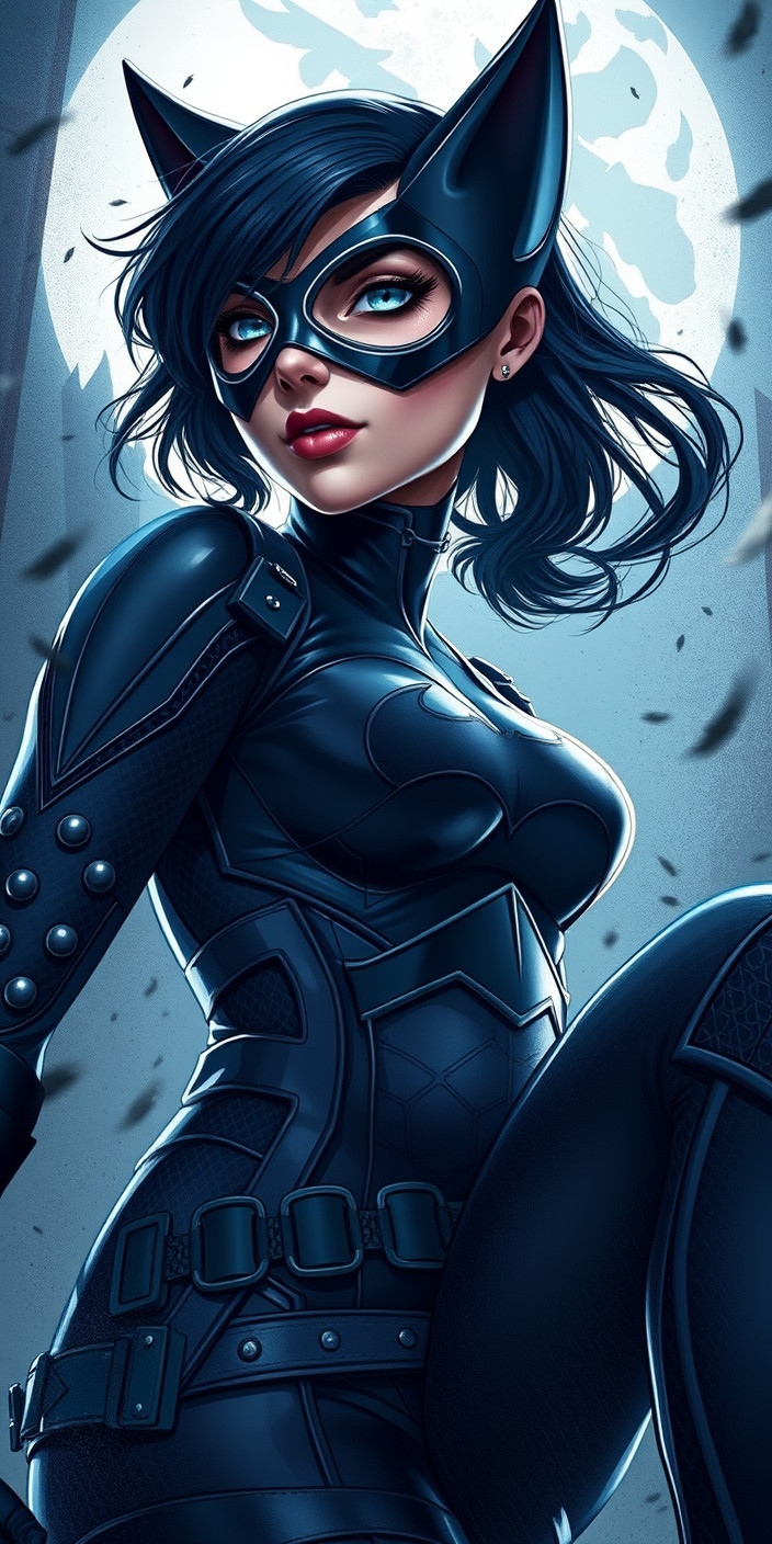 Catwoman 5 Phone Wallpaper