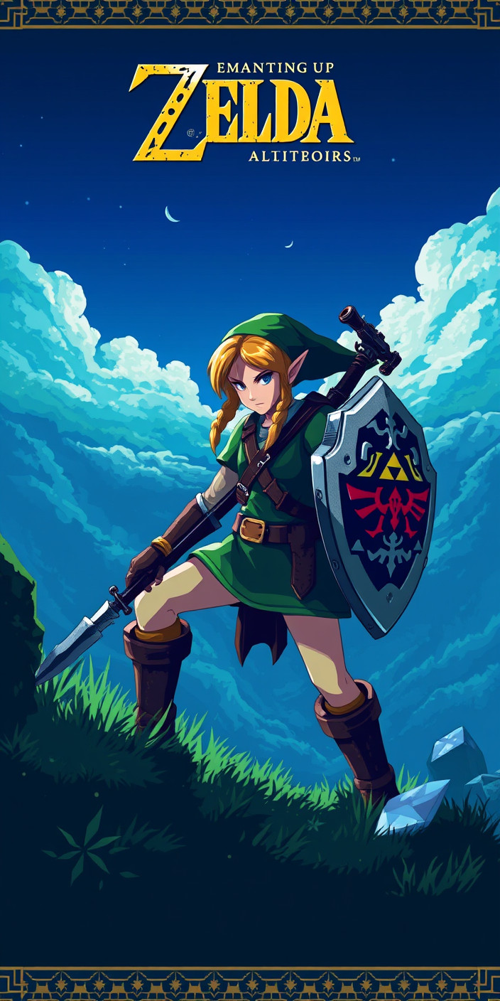 Zelda botw 8 Phone Wallpaper