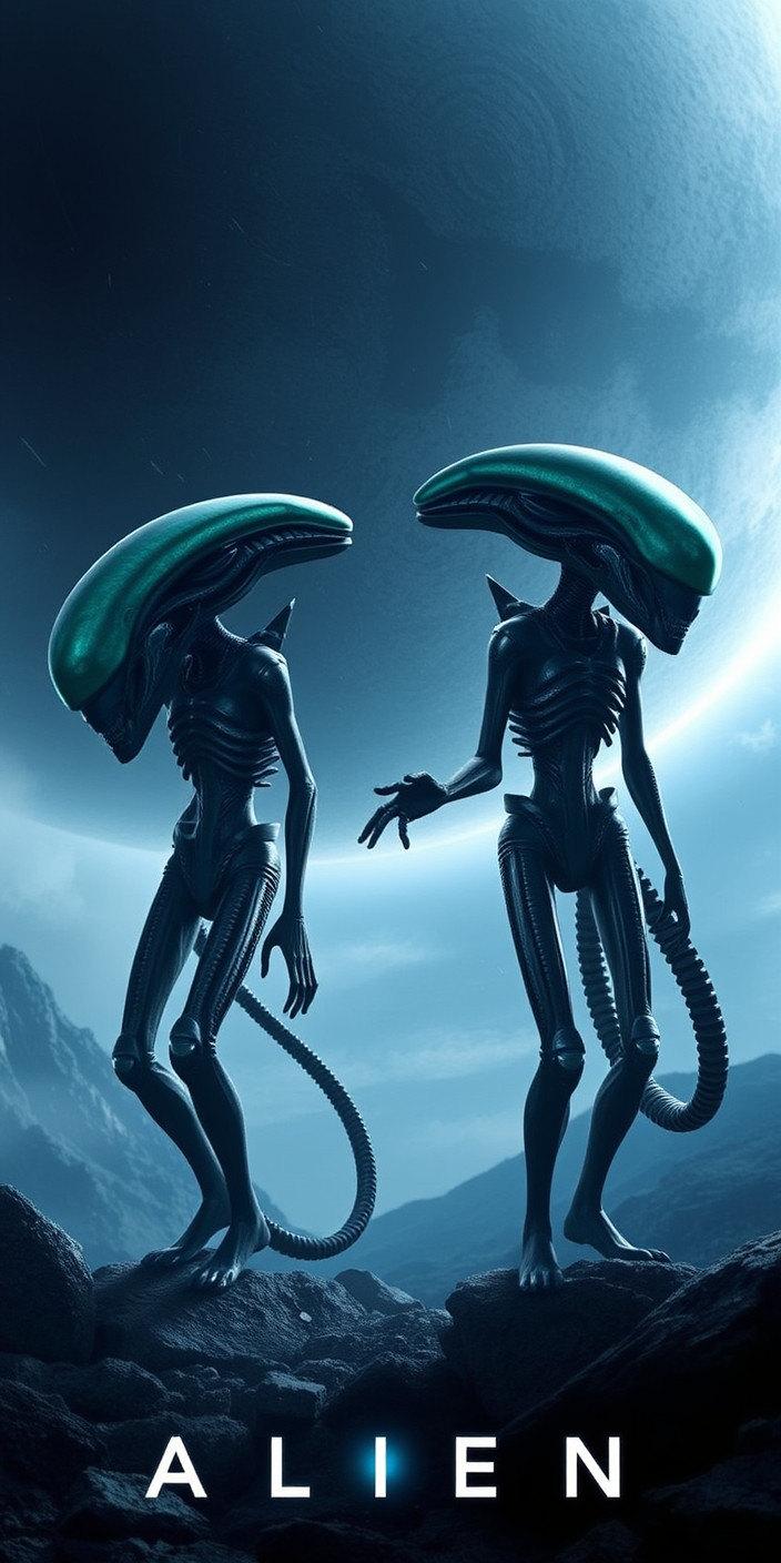 Aliens 6 Phone Wallpaper