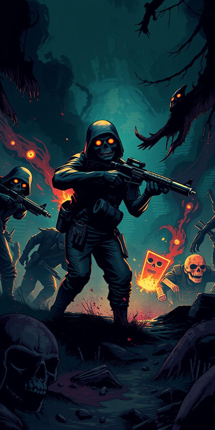 Cod zombies 7 Phone Wallpaper