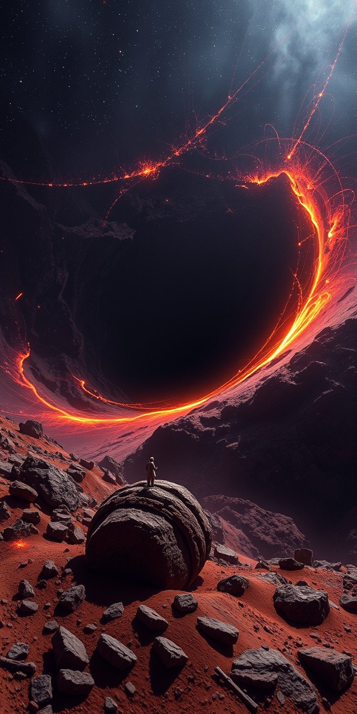 Black hole 7 Phone Wallpaper