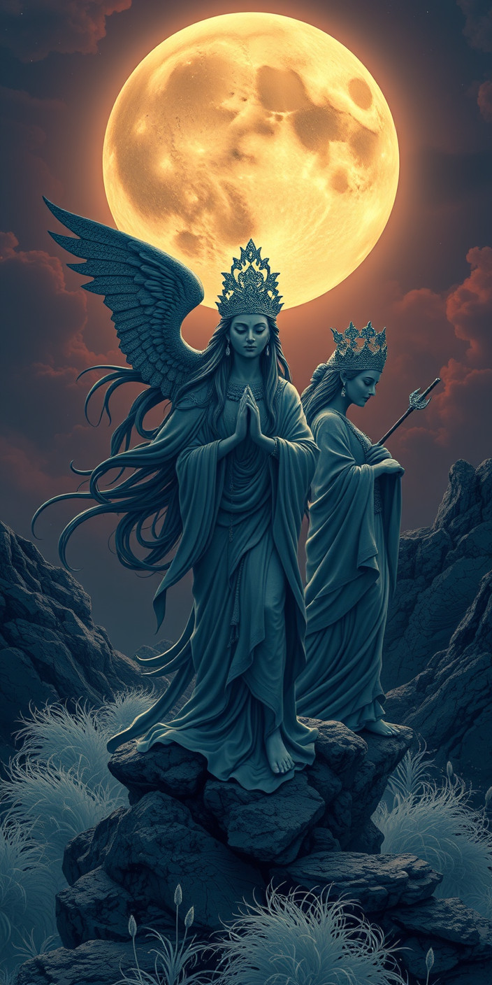 Triple moon goddess 2 Phone Wallpaper