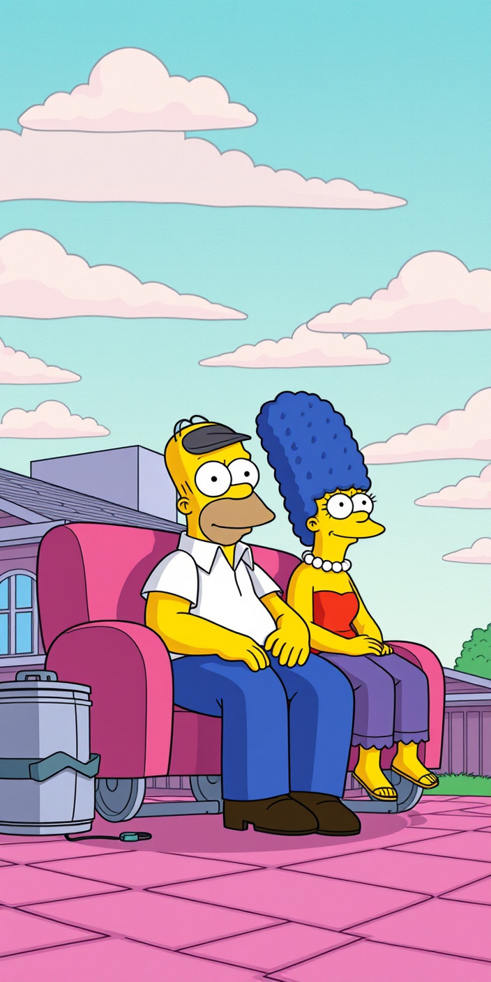 Aesthetic  simpsons 5 Phone Wallpaper