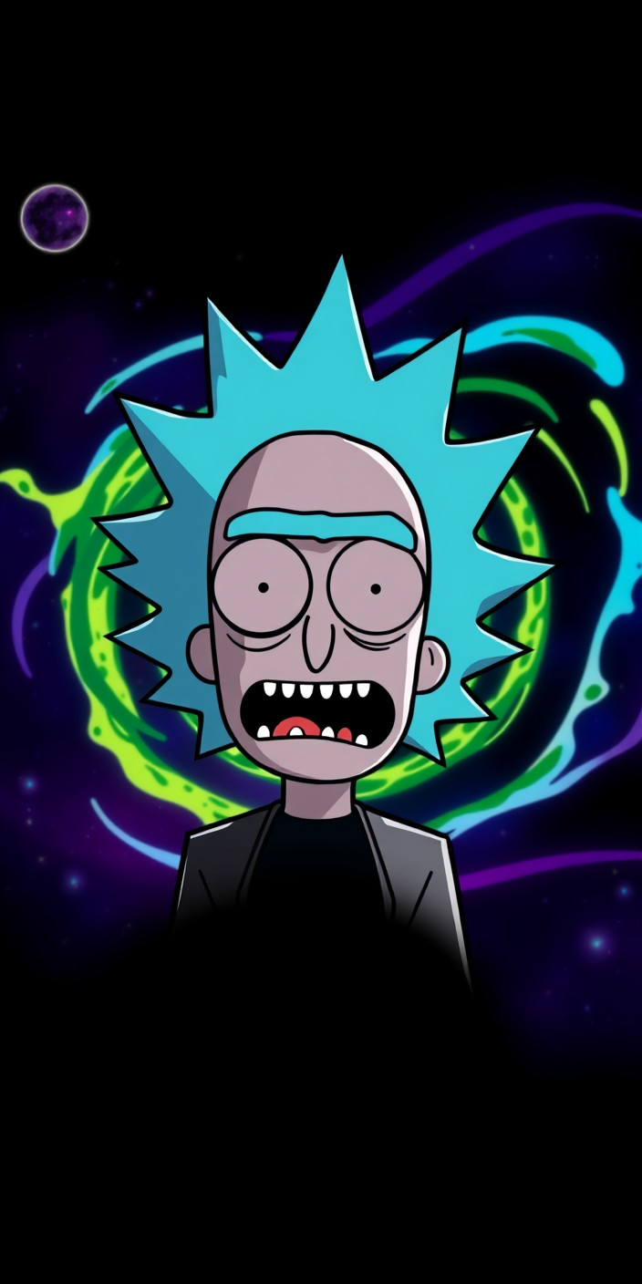 Rick and morty 3 Phone Wallpaper