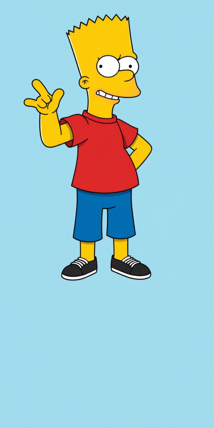 Bart simpson 6 Phone Wallpaper