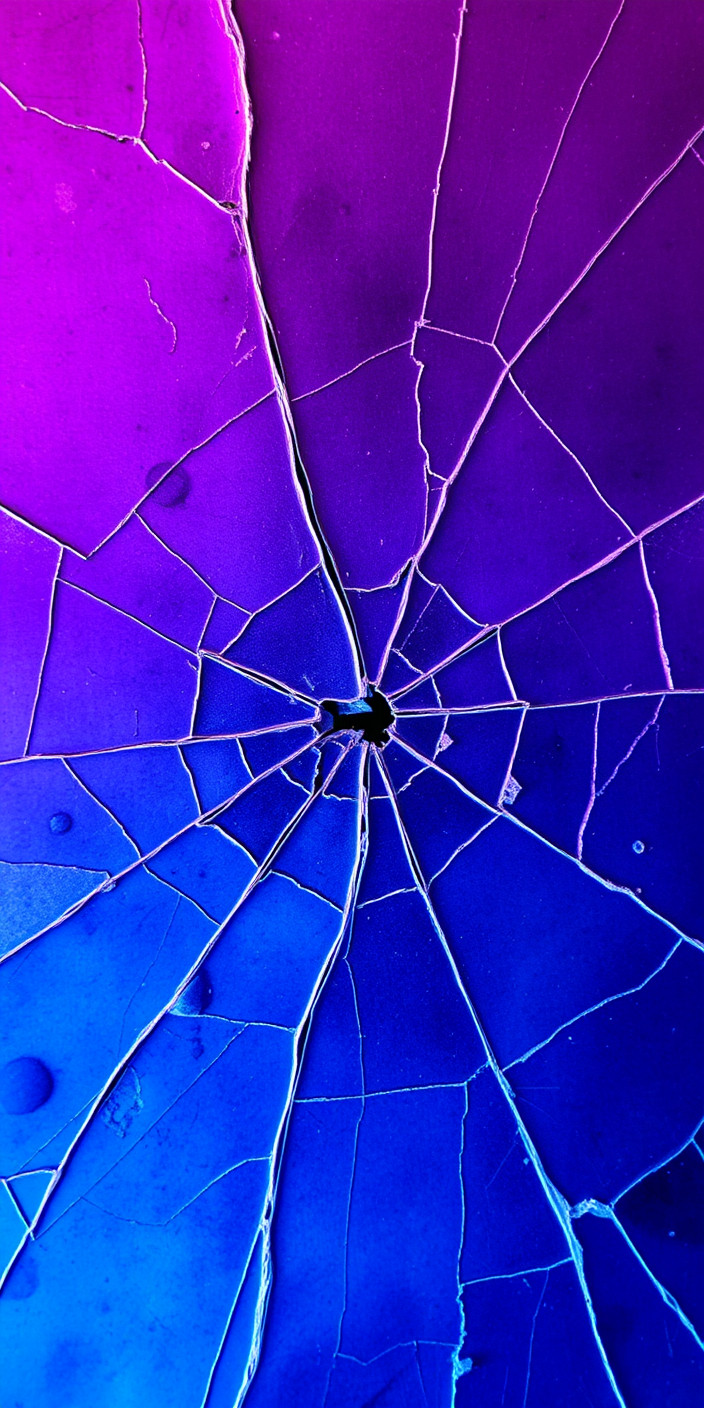 Cracked screen 7 Phone Wallpaper