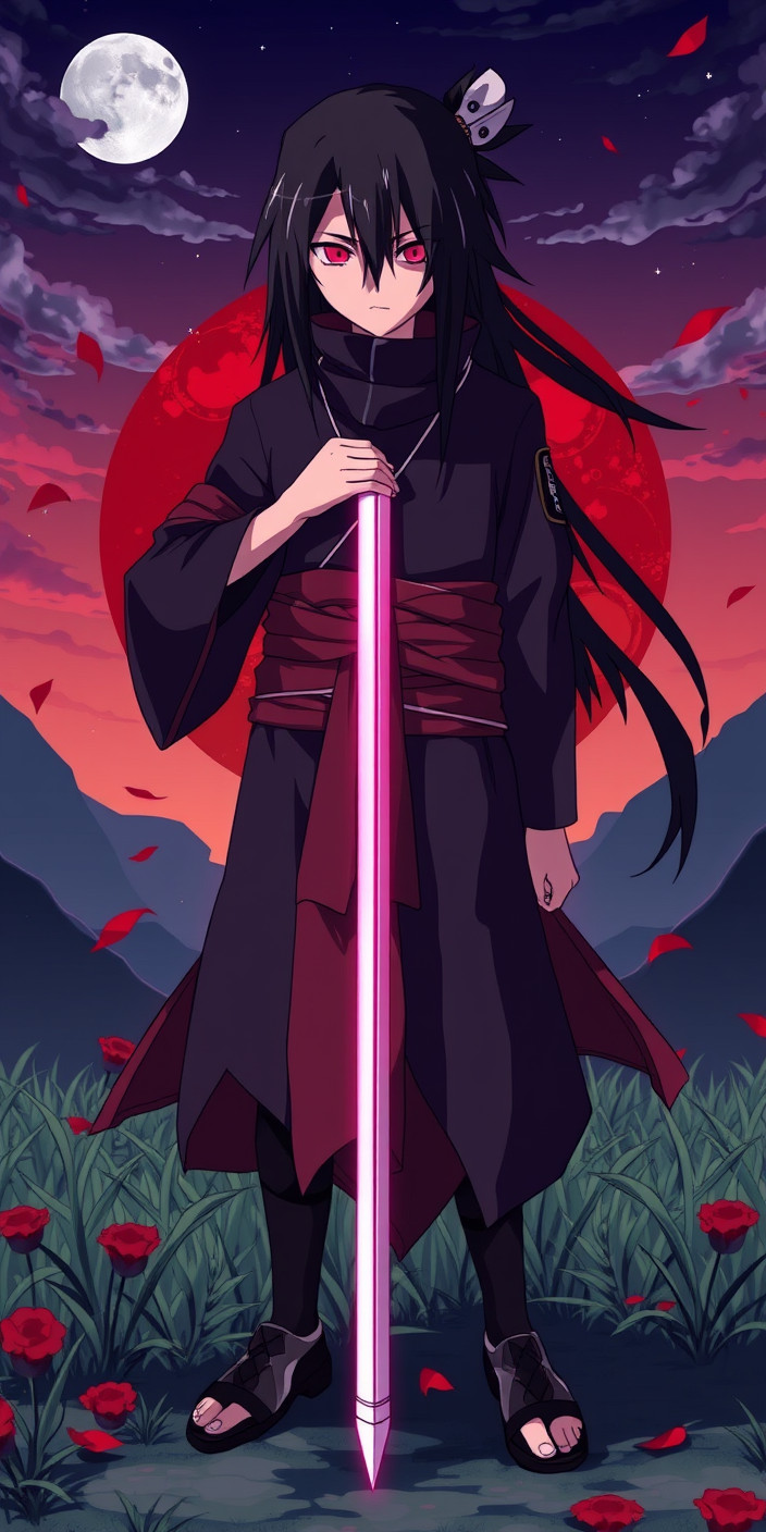 Itachi 9 Phone Wallpaper