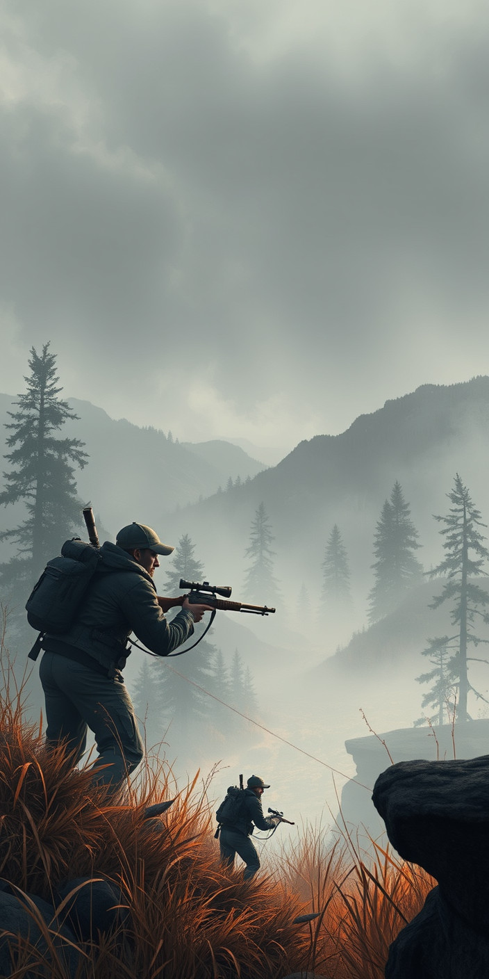 Hunting 9 Phone Wallpaper