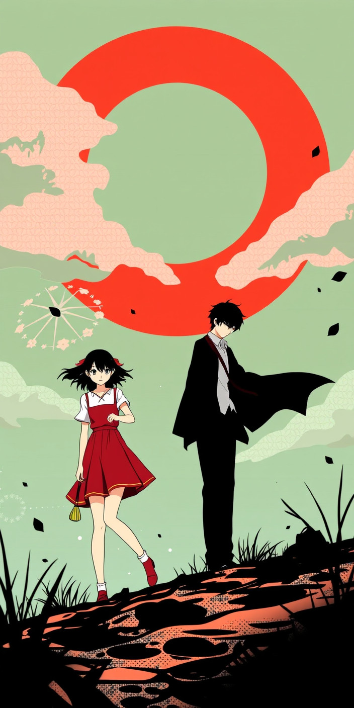 Monogatari 12 Phone Wallpaper