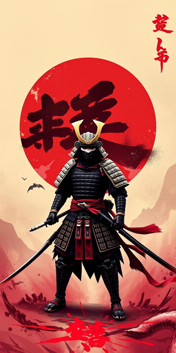 Samurai 5 Phone Wallpaper