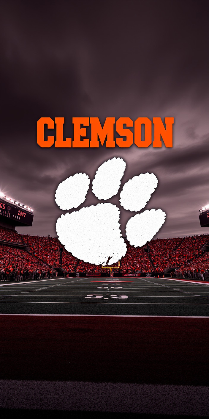 Clemson 9 Phone Wallpaper